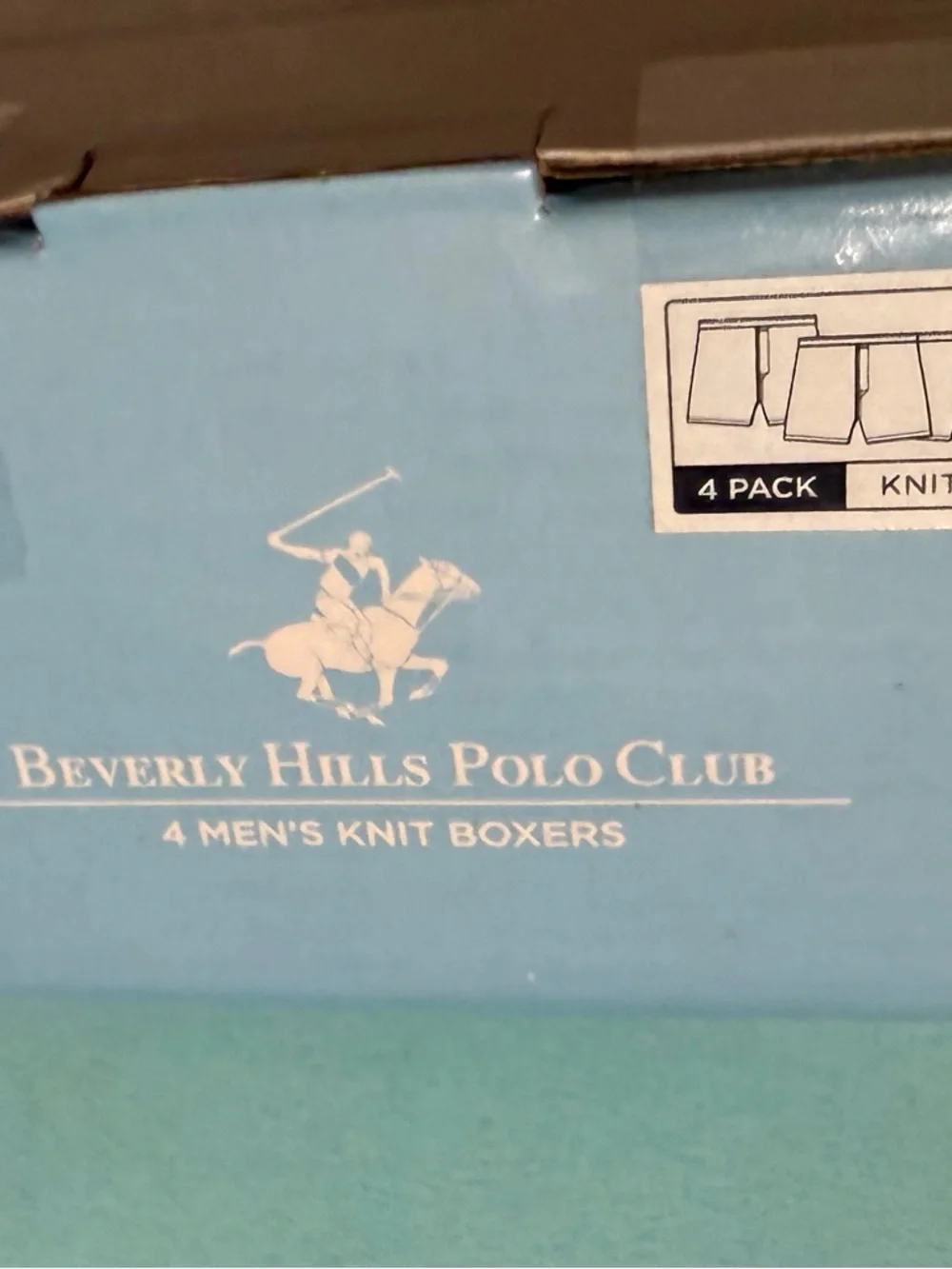 Beverly Hills Polo Club Men’s‎  Knit Boxers - 4 Pack XXL Underwear 100% Cotton